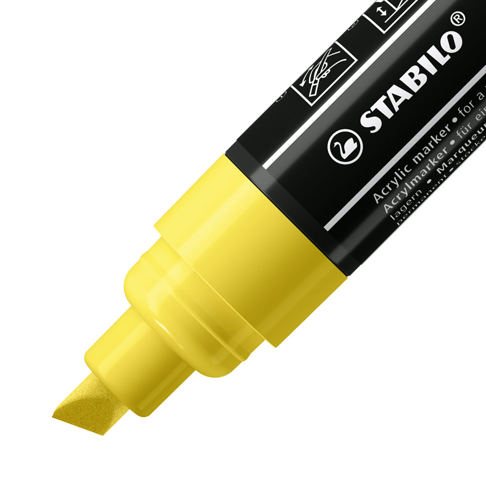 Stabilo Acrylmarker – mehrfarbig, 5er Set