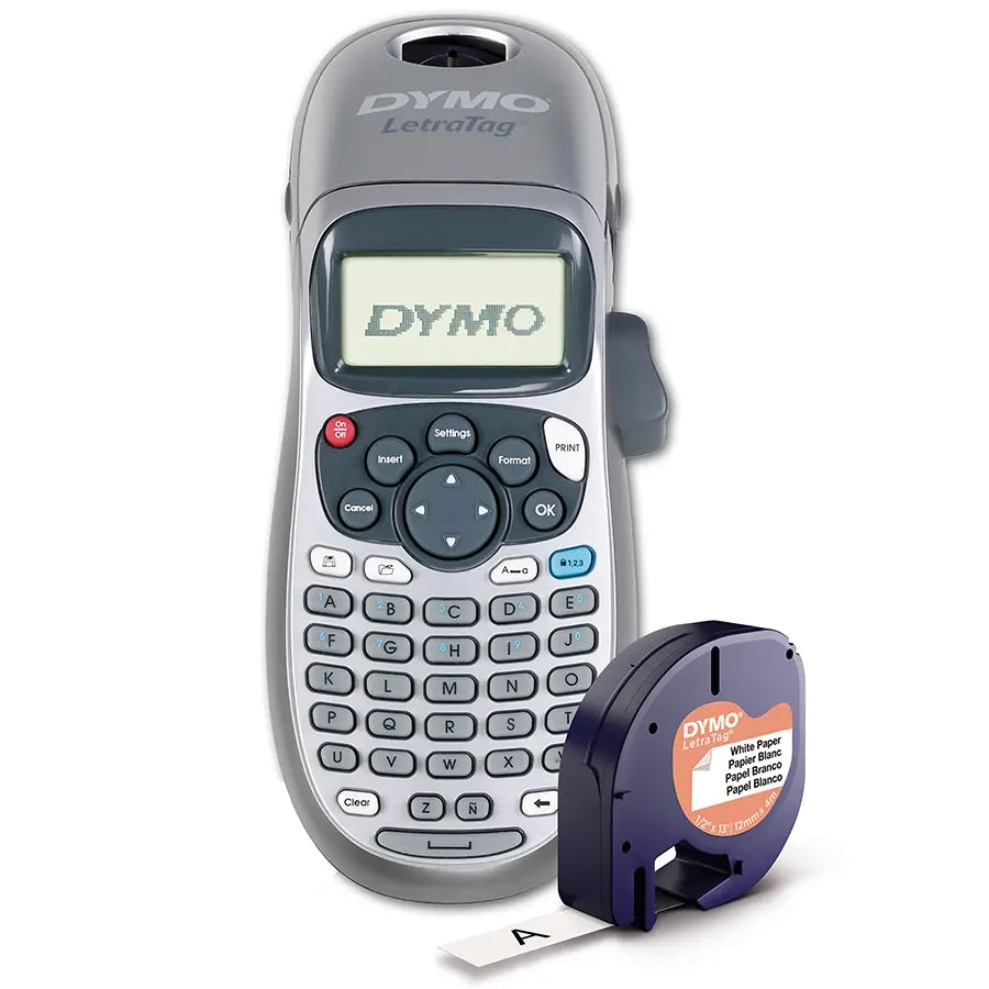 DYMO LetraTag LT-100H – Beschriftungsgerät, für LT-Bänder 12 mm, Druckvorschau