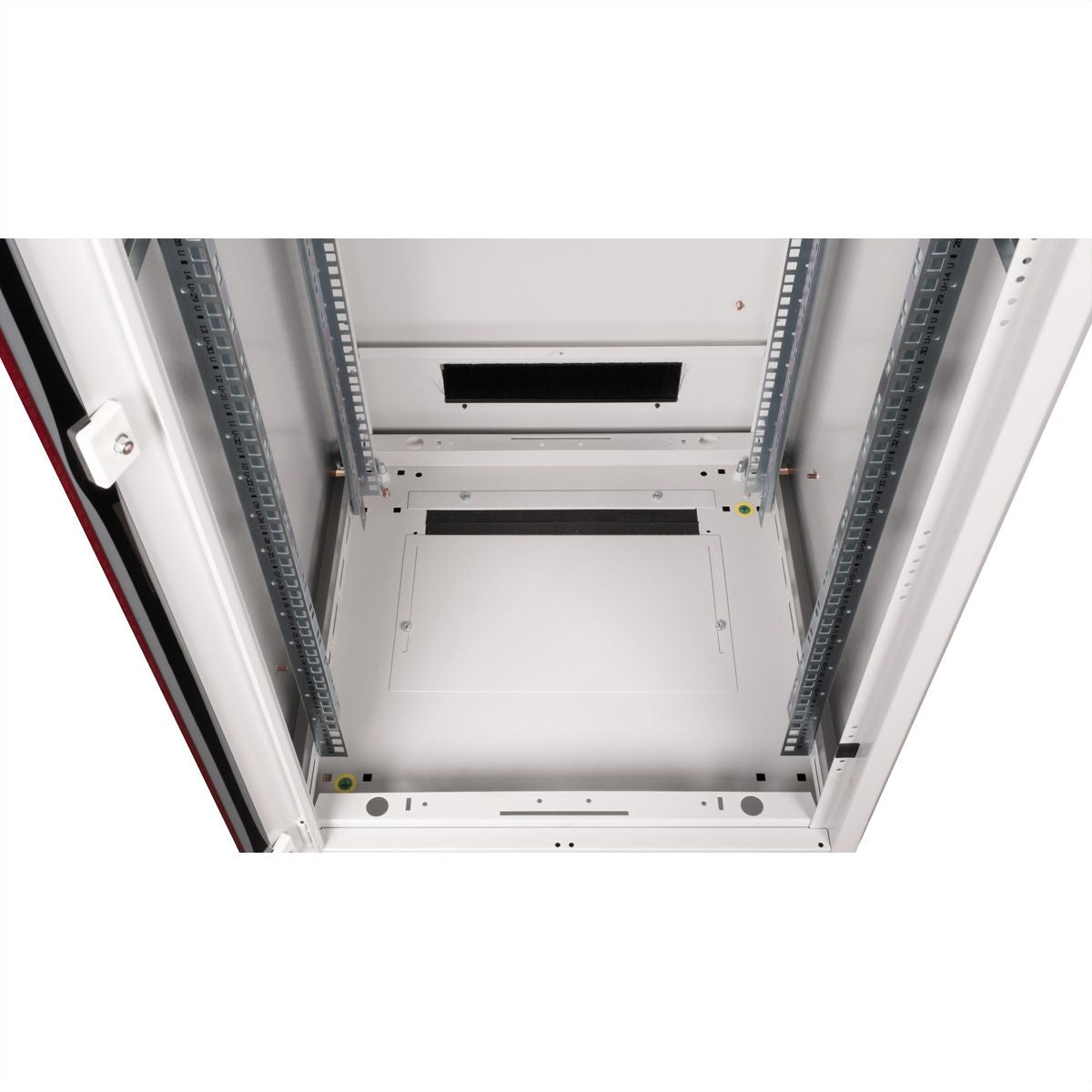 ROLINE Pro – 19" Netzwerkschrank 42U, IP20, abschliessbar, 600 × 600 × 2053 mm, lichtgrau, Stahl