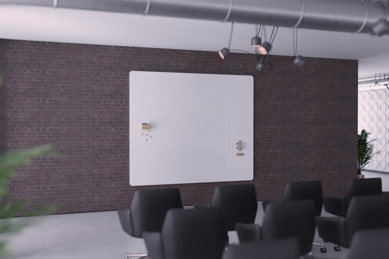 Legamaster WALL-UP Whiteboard – Emaille, magnetisch, rahmenlos – 60 × 200 cm