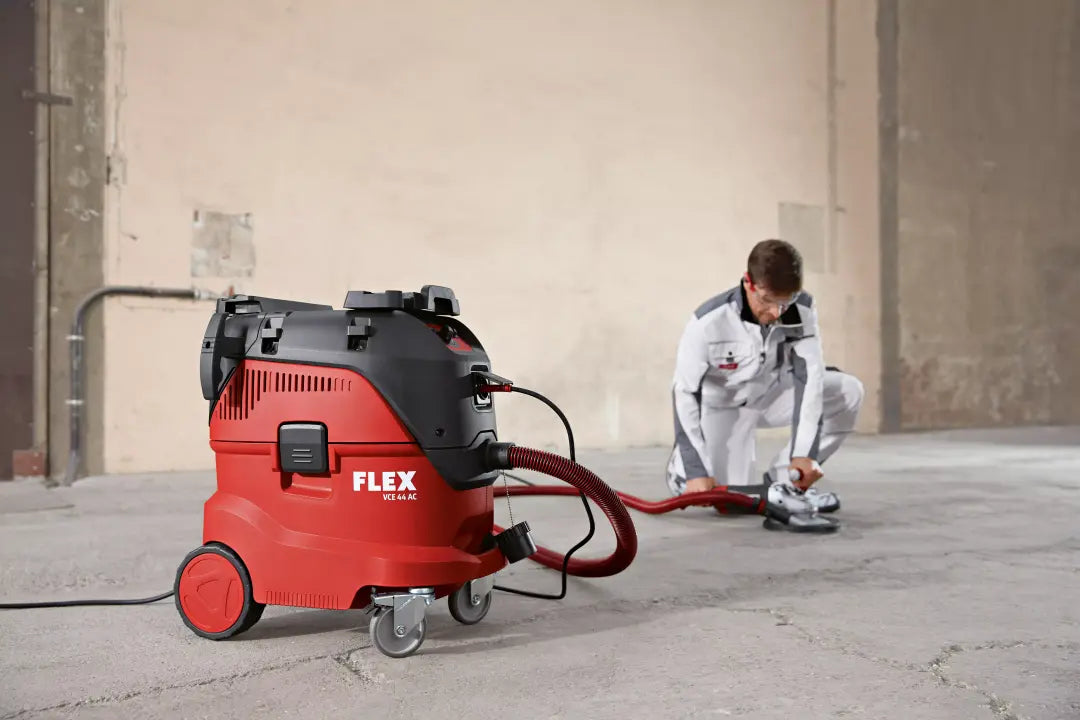 Flex Absauganlage VCE 44 M AC-Set – 1400 W, 42 l, Netzbetrieb, Schlauch 4 m