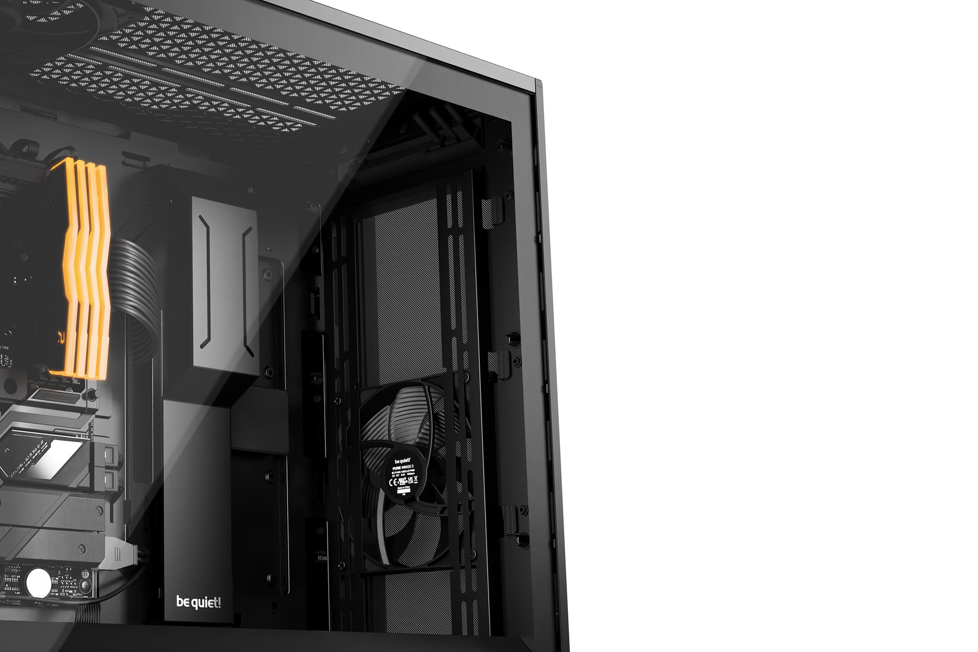 be quiet! be quiet Shadow Base 800 – PC-Gehäuse – für ATX, EATX, micro-ATX, Mini-ITX, max. GPU 43 cm, Schwarz