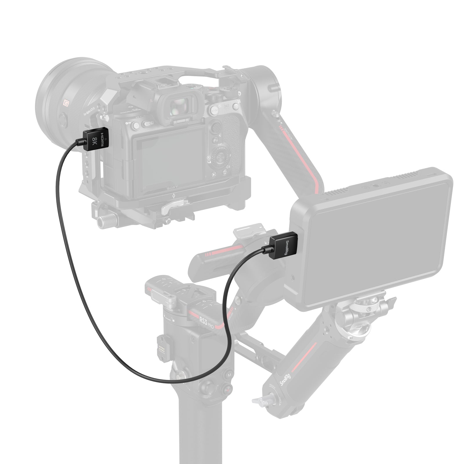 SmallRig HDMI Kabel HDMI 2.1 8K 60 Hz – 1 m