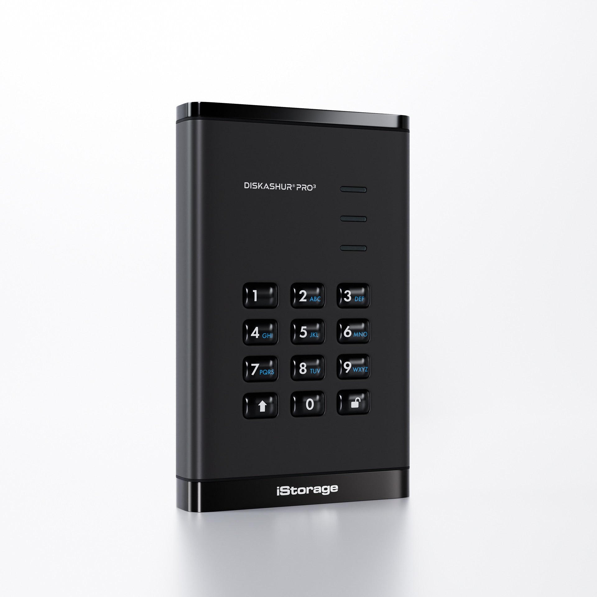 iStorage diskAshur Pro3 5 TB, hardwareverschlüsselt, FIPS 140-3 Level 3 – für 2,5", USB-C 3.2 Gen 1