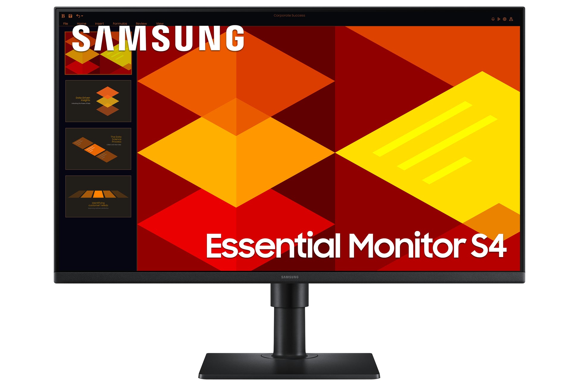 Samsung S40GD – Monitor, 27", 1920 × 1080 (Full HD), IPS, 100 Hz, 250 cd/m², VESA 100 × 100, Schwarz