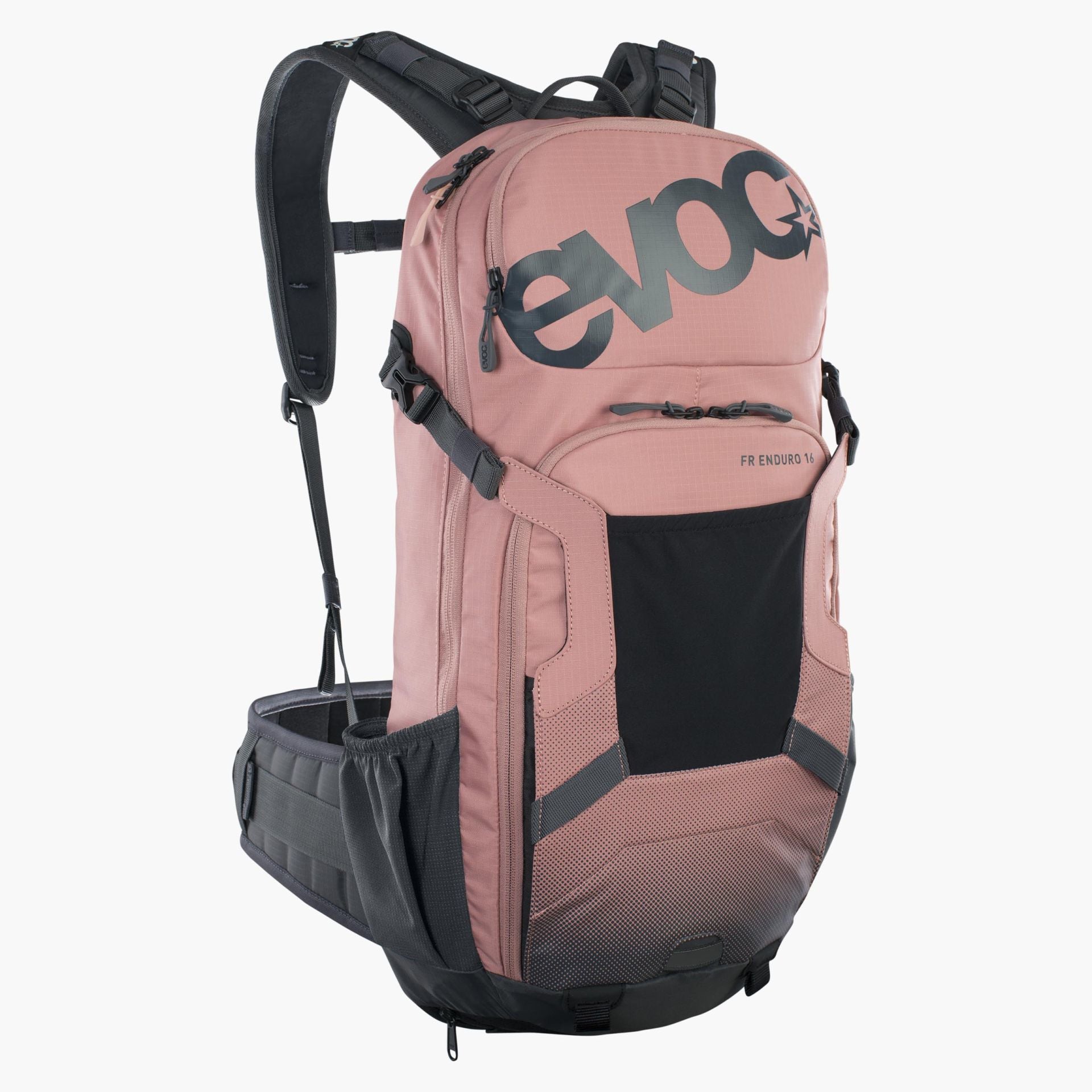 EVOC FR Enduro – Bike-Rucksack – 16 l, Trinksystem, Grau/Rosa