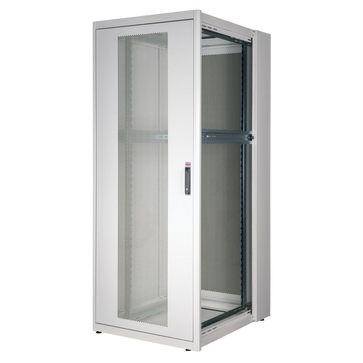 ROLINE Basic – 19" Netzwerkschrank 42U, IP20, abschliessbar, 800 × 1000 × 2010 mm, lichtgrau, Stahl