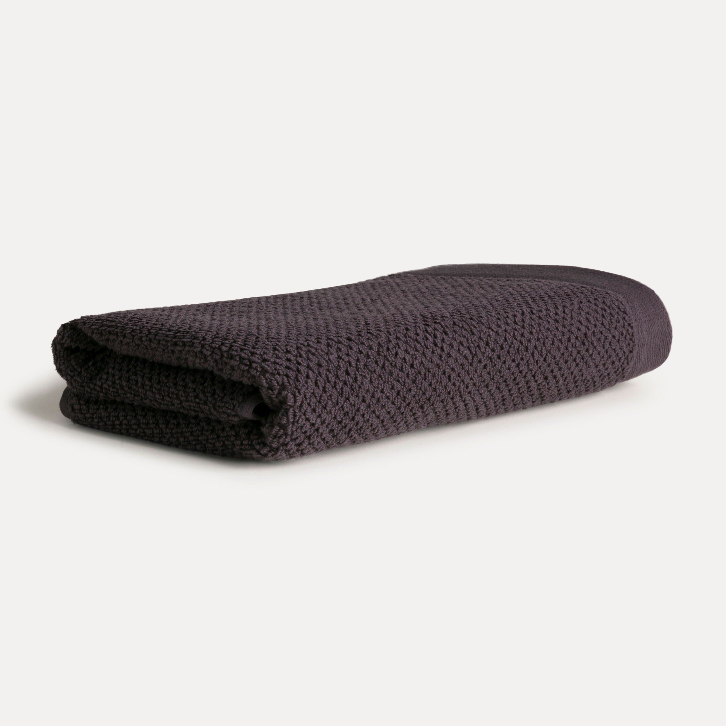 MÖVE Bliss Duschtuch – Perlstruktur – 67 × 140 cm – Graphit – Baumwolle, 500 g/m² – 60 °C