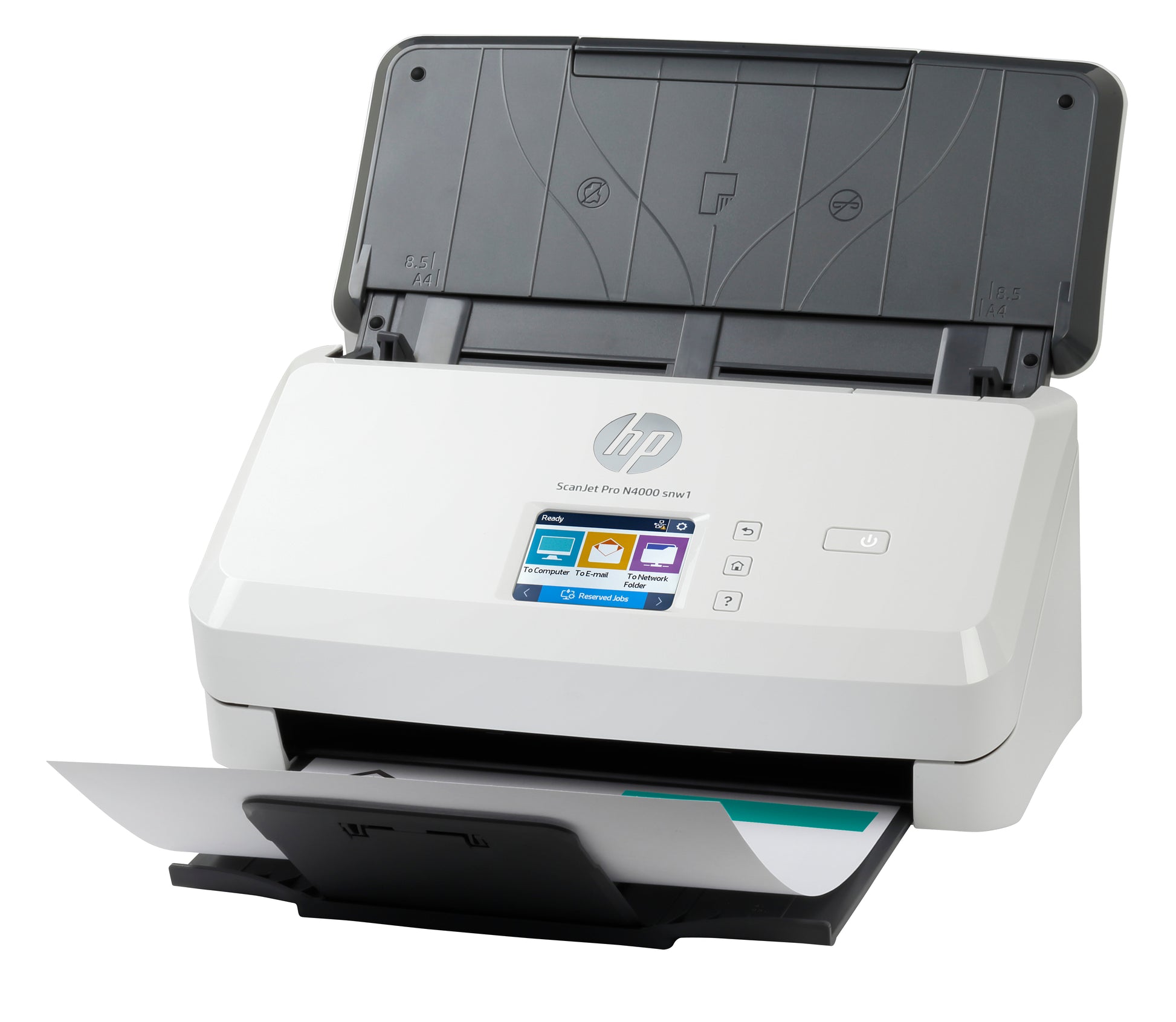 HP Scanjet Pro N4000 Snw1 – Dokumentenscanner, A4, Duplex, 600 dpi, ADF 50 Blatt, WLAN, LAN, USB