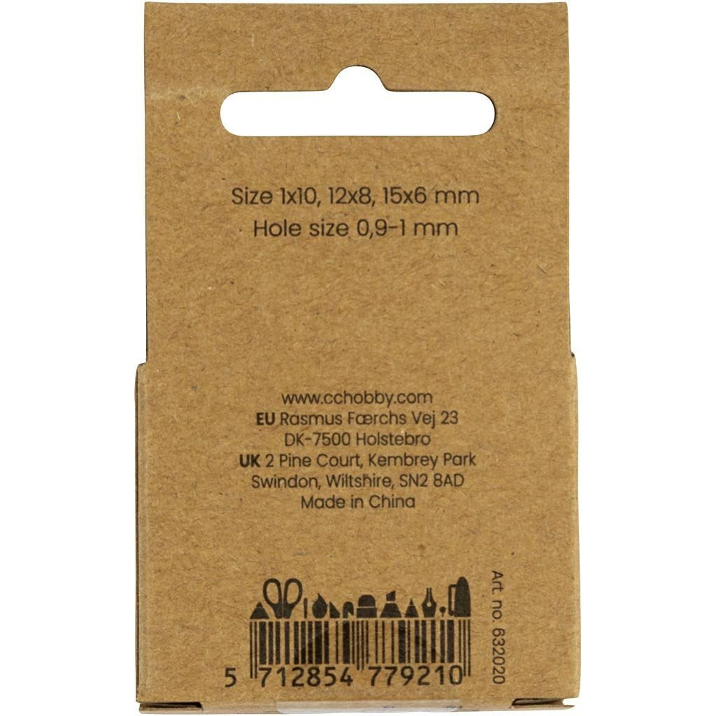 Creativ Company Achatperlen – Orange – Ø 8 mm, Loch 0,9 mm – 25 Stk.