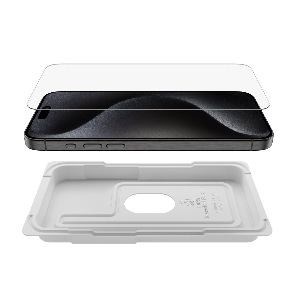 Belkin Displayschutz – für Apple iPhone 16 Pro Max – Gehärtetes Glas