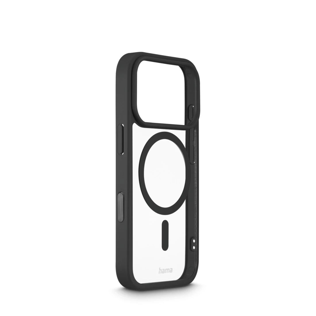 Hama Frame Protect – Backcover – für Apple iPhone 17 Pro – MagSafe, PC+TPU, schwarz/transparent