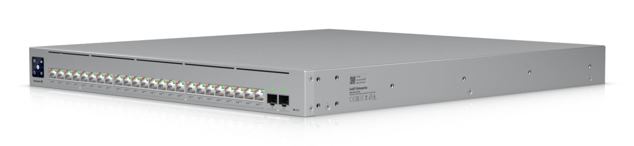 Ubiquiti UniFi ECS-24-POE – Verwalteter L2/L3 Switch – 8× 2,5G + 16× 10G, 2× SFP28, PoE++, PoE-Budget 1050 W