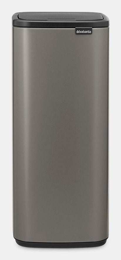 Brabantia Papierkorb – 30 l – Stahl, platin – B × H 280 × 650 mm