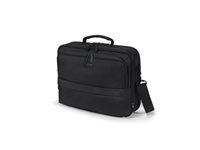 DICOTA Notebook-Tasche für Geräte bis 14,1" – wasserabweisend, 100% recyceltes PET – Schwarz