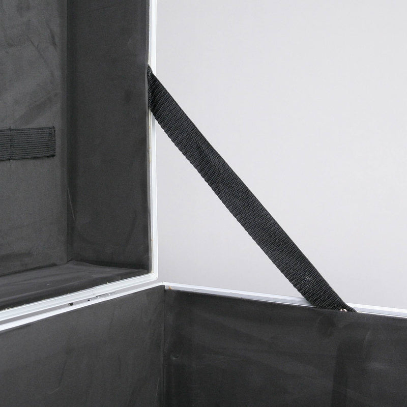 Allit AluPlus ToolBox 18 Werkzeugkoffer – abschliessbar, mit Tragegriff, schwarz, B 465 × H 255 × T 375 mm