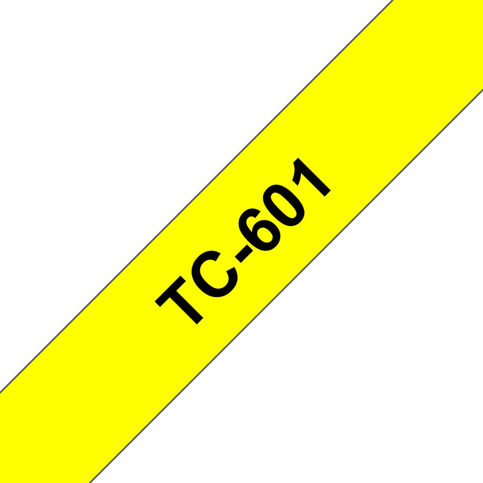 Brother Schriftband – 12 mm × 7,7 m, gelb, schwarz