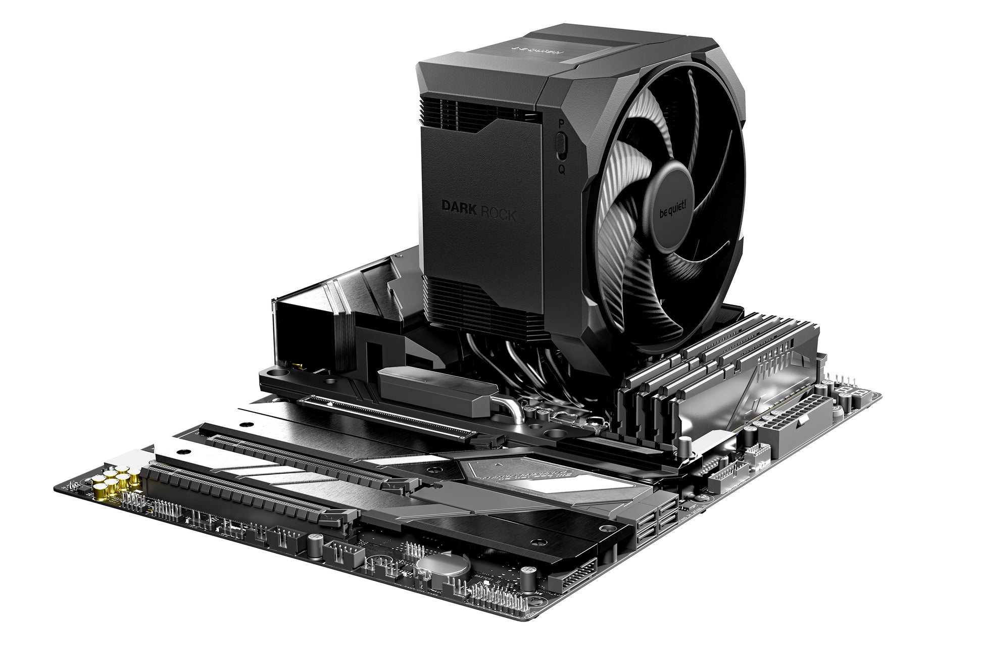 be quiet! be quiet Dark Rock 6 – CPU-Kühler – 135 mm Lüfter, 220 W TDP, für AM5, AM4, LGA 1700 und andere, Schwarz