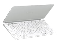 Logitech Keys-To-Go 2 – Mini Tastatur – Schere – Bluetooth 5.0 – QWERTY (US-INT) – Weiss