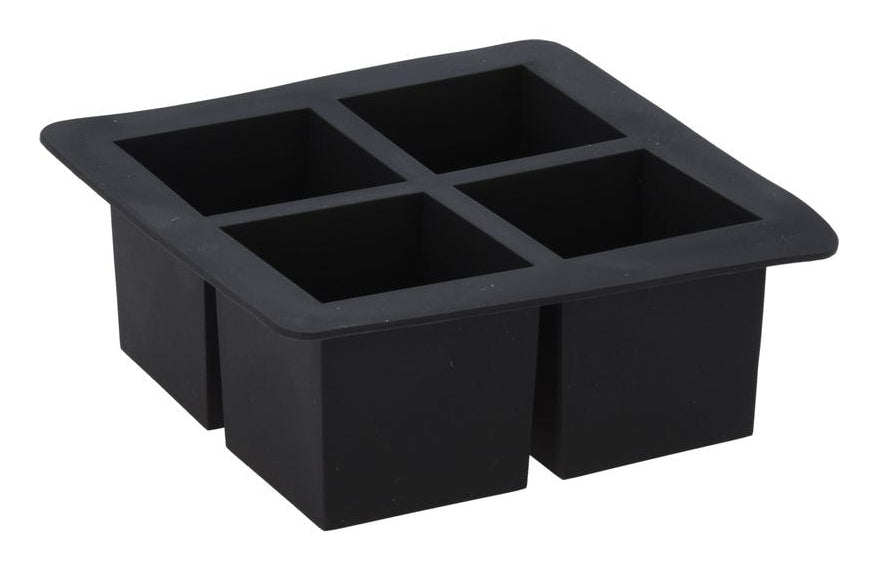 Furber. Furber – Eiswürfelform (eckig) 16 × 16 × 6 cm, Thermoplastisches Elastomer (TPE), Schwarz