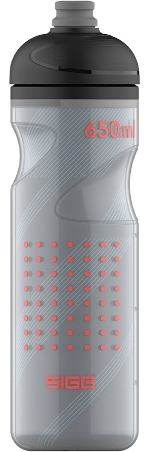 SIGG Pulsar Trinkflasche 650 ml – Polypropylen, Sportdeckel, Schwarz
