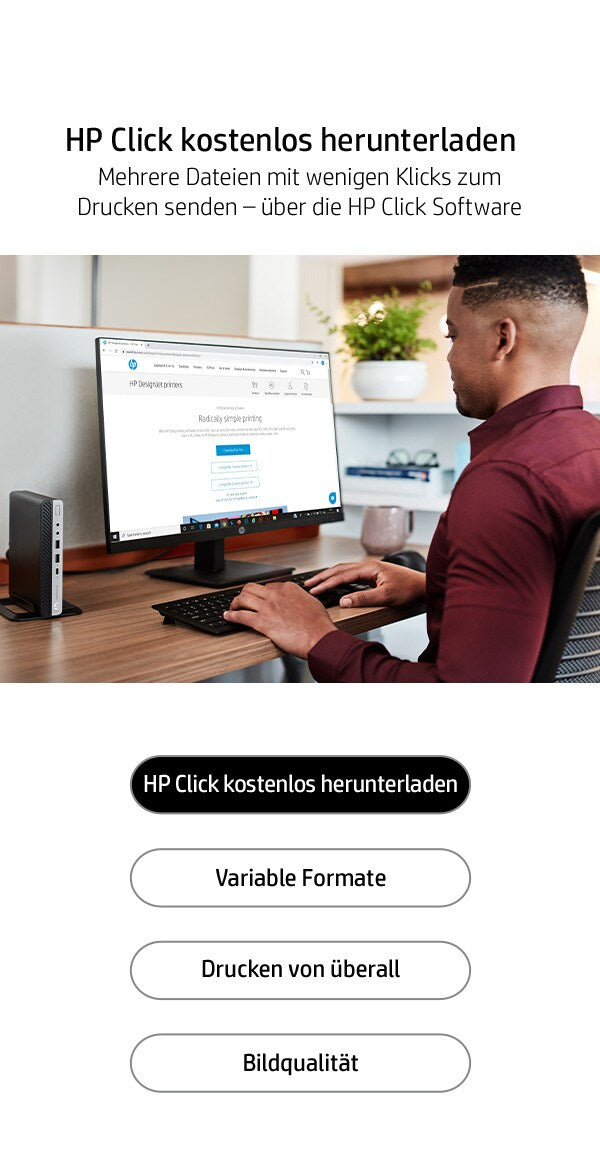HP DesignJet Studio Steel – Grossformatdrucker, 24"
