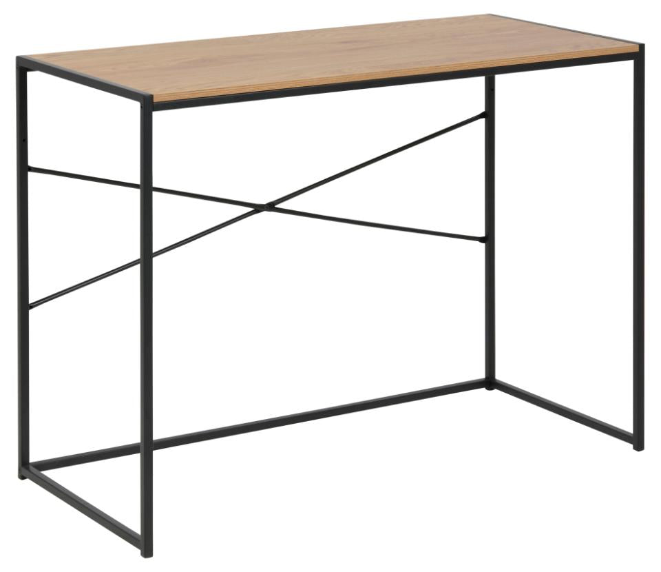 Actona AC Design – Stehtisch – 100 × 45 × 75 cm – schwarz/eiche