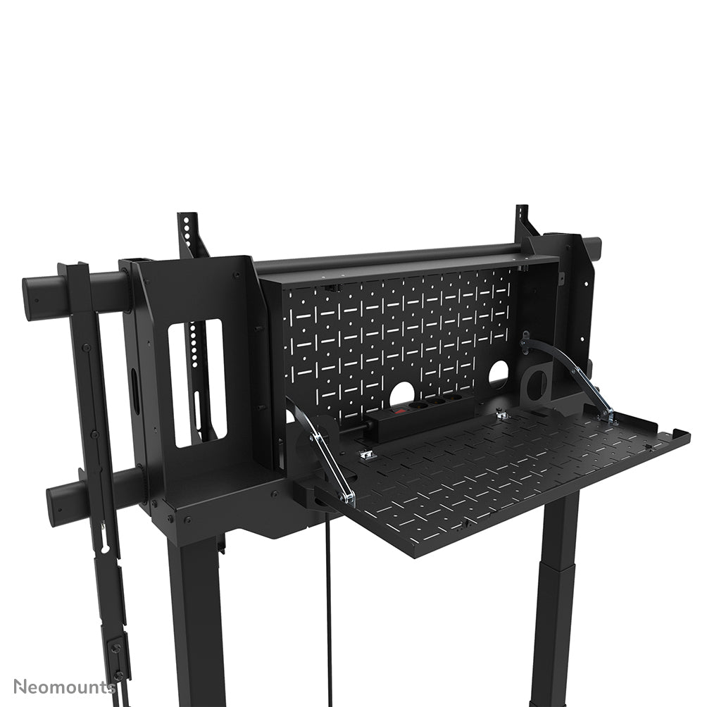 Neomounts FL55-975BL1 – Motorisierter Trolley für 75–115″, VESA 200×200–1200×600, bis 160 kg, schwarz