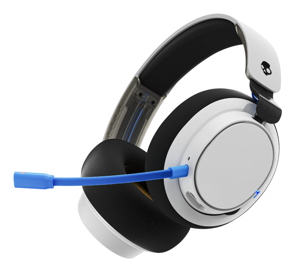 Skullcandy SLYR Pro – Over-Ear Gaming-Headset – Bluetooth, Boom-Mikrofon – Weiss – bis 24 h