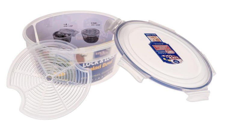 Lock & Lock Vorratsdose 3,4 l, Ø 24 × 12 cm, Polypropylen (PP), Transparent
