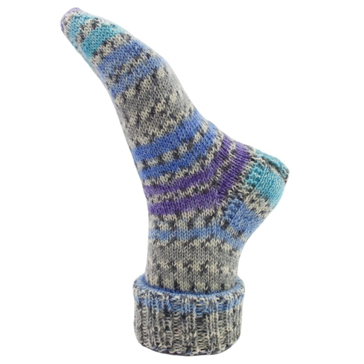 myBoshi mysocks Merino Garn Lavendel – 100 g, 420 m, Nadel 2,5 mm, 75% Schurwolle/25% Polyamid, 1 Stk.