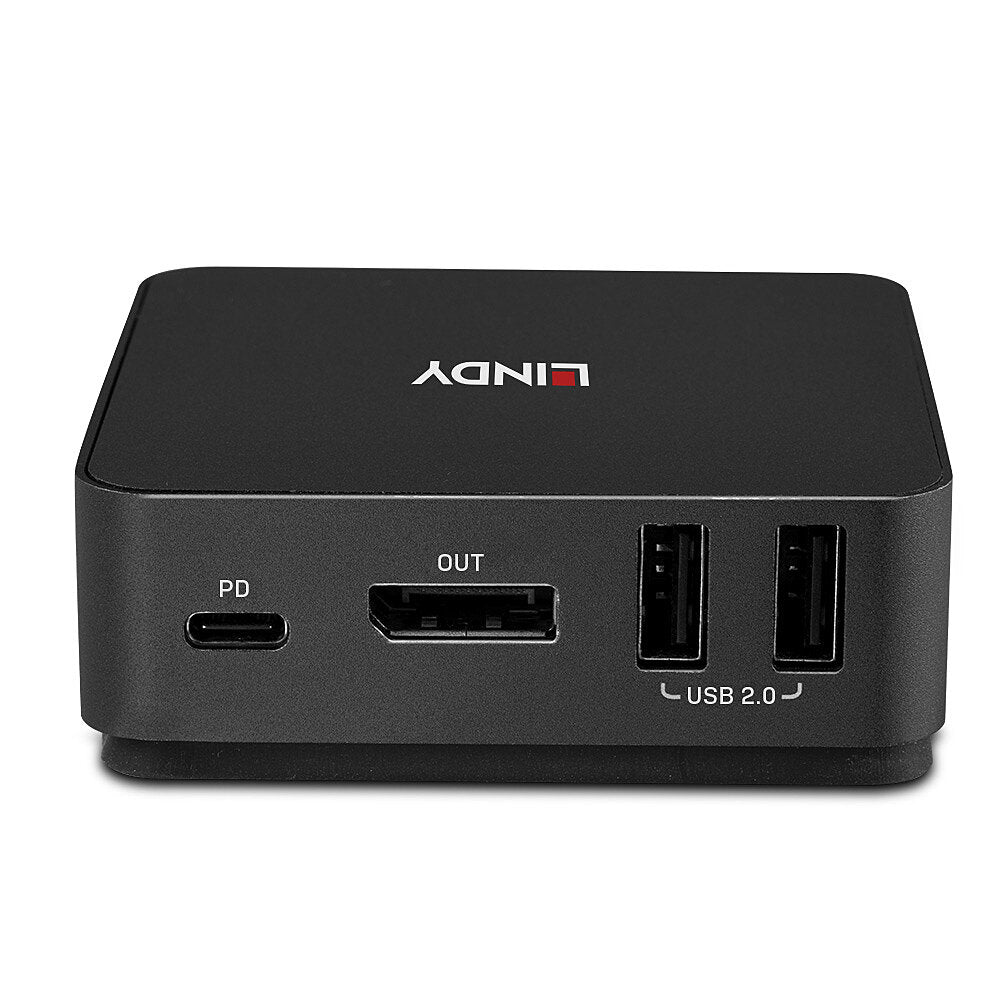 Lindy KVM-Switch 2×1, USB-C/Dual HDMI, 4K (3840 × 2160)