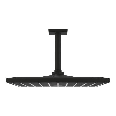 GROHE Kopfbrause RSH 310 Mono Cube Set – 31×14,2 cm, Metall, Deckenmontiert, Schwarz