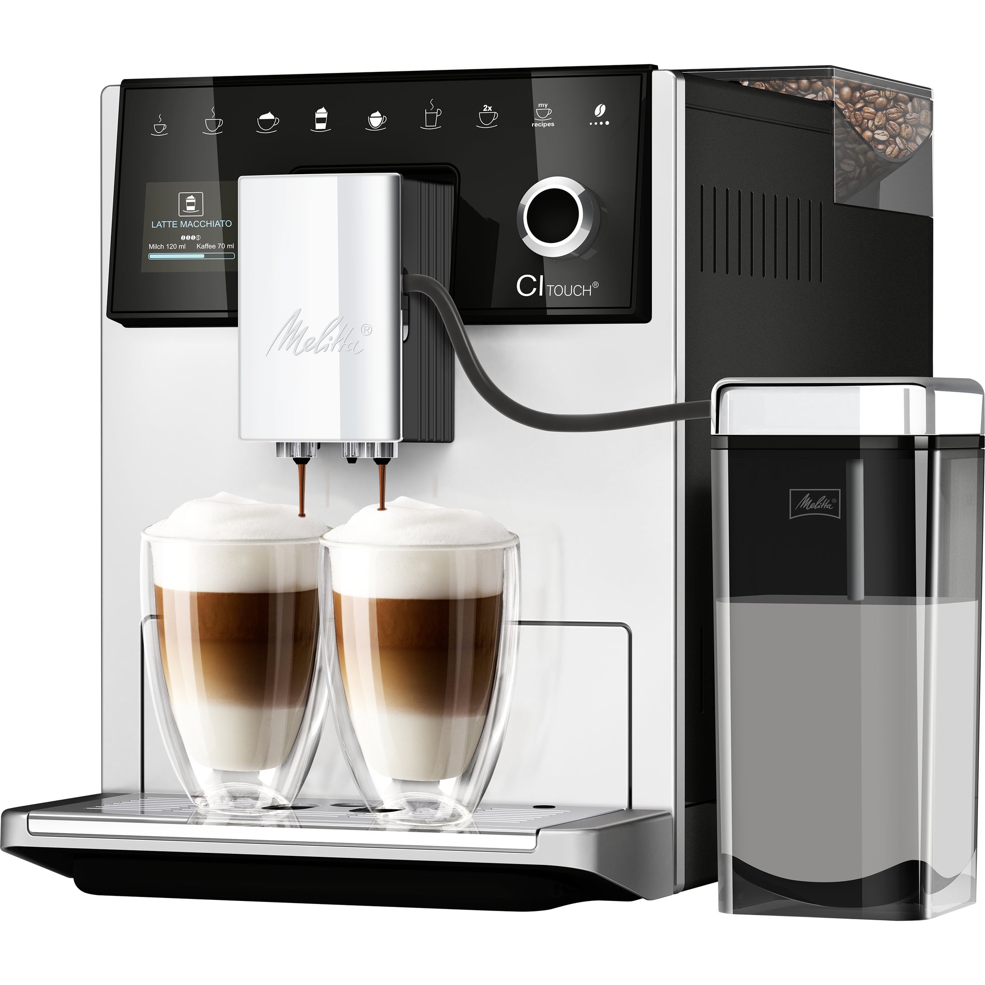 Melitta CI Touch Kaffeevollautomat – 1,8 l, 270 g, Silber