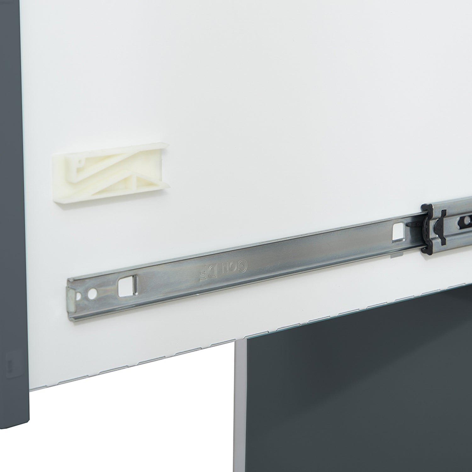 Phoenix Safe Co. FC1003GAK – Aktenschrank, 3 Schubladen, abschliessbar, 450 × 620 × 1025 mm, Grau/Anthrazit