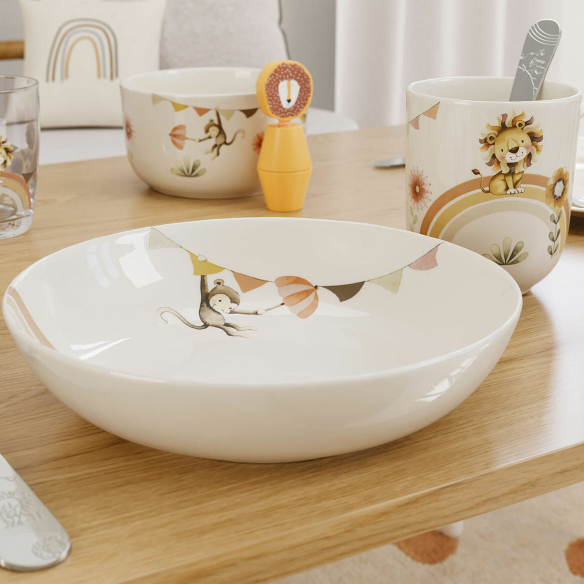 Villeroy & Boch Roar Lion Suppenteller – mikrowellenfest, spülmaschinenfest