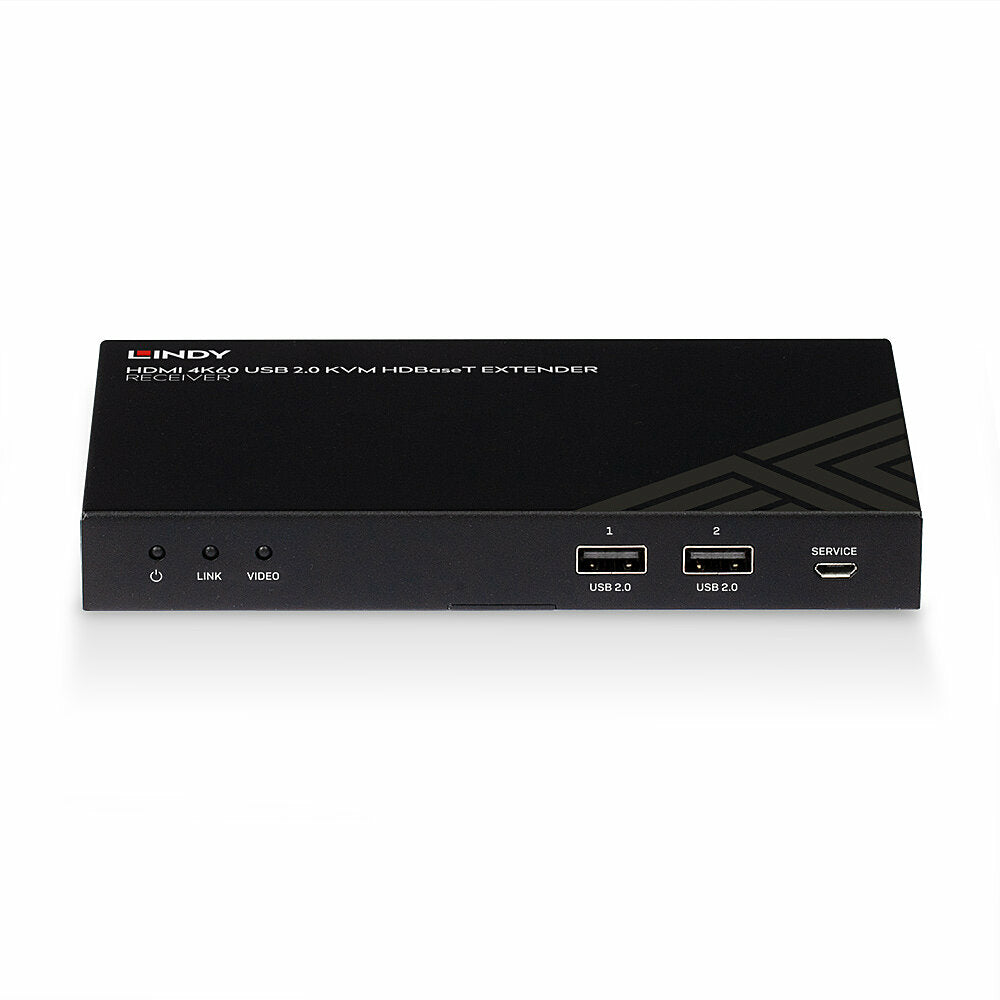 Lindy HDMI KVM-Extender über HDBaseT, bis 150 m, 4K (3840 × 2160), IR, RS-232
