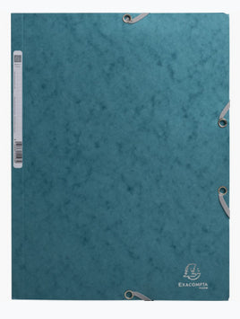 Exacompta Gummibandmappe Skandi A4 – 3 Klappen, Karton, mehrfarbig, bis 250 Blatt, 4 Stk.