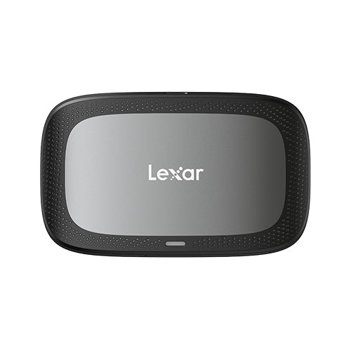 Lexar Speicherkartenleser RW530 – 98 × 19,1 mm, extern, USB 3.2 Gen 2 Type-C, 2 Steckplätze, Metall, schwarz –