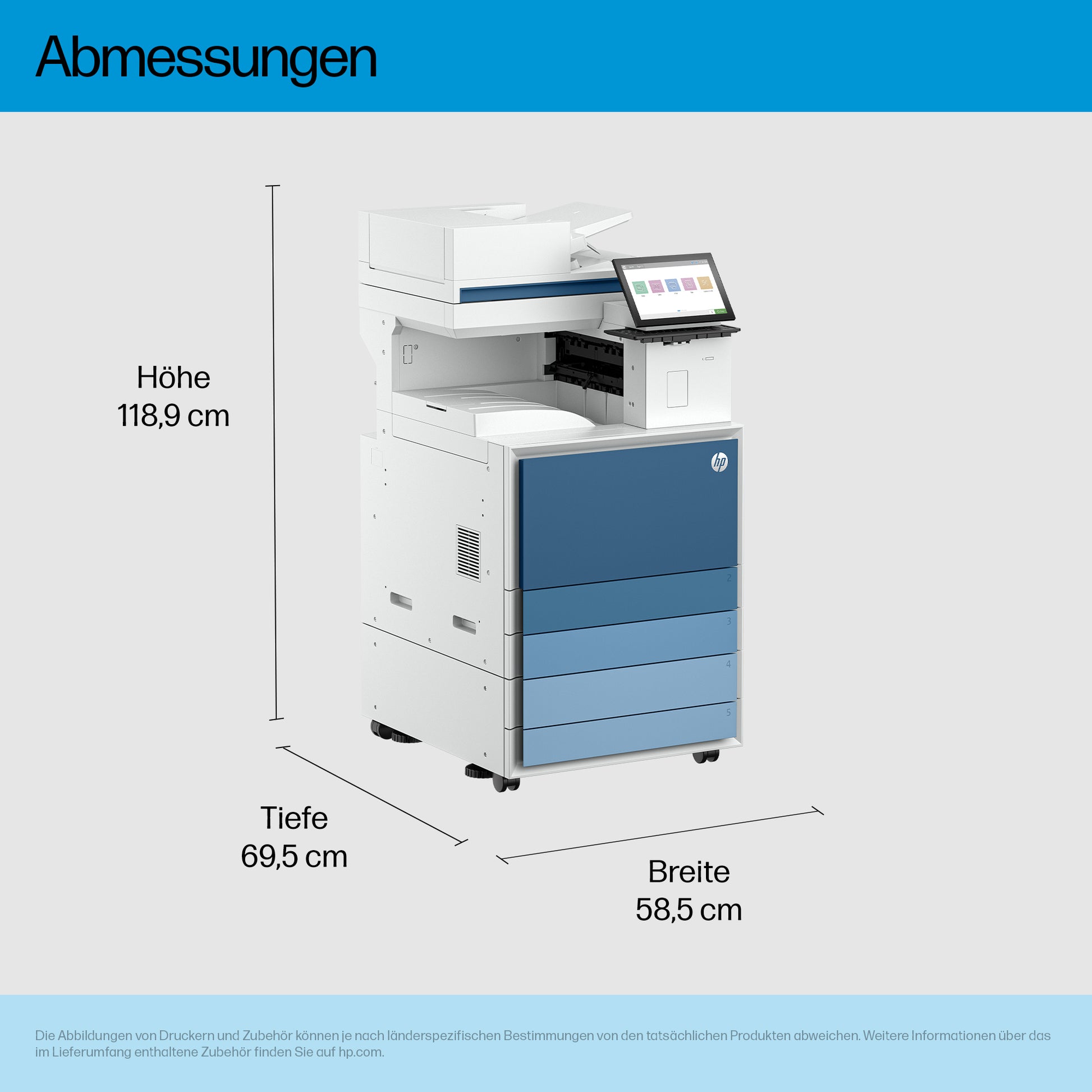 HP Enterprise Flow 8601Z – S/W Laser-MFP – 70 ppm S/W