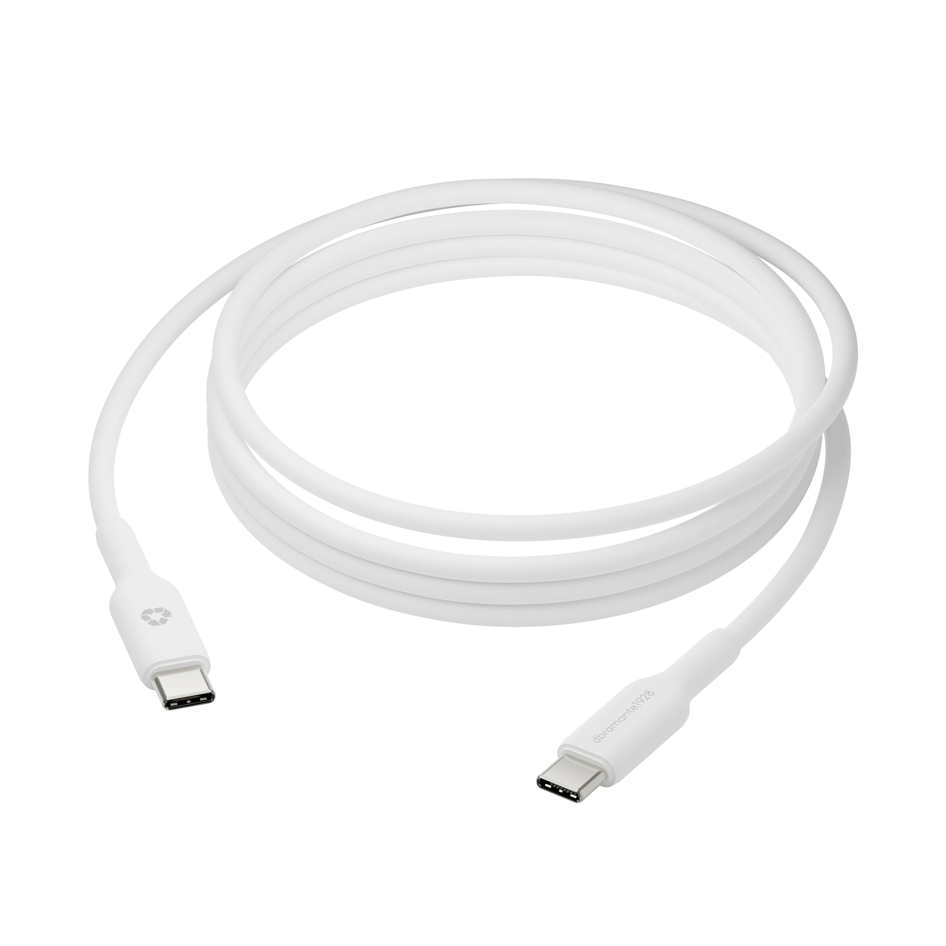 dbramante1928 USB-C auf USB-C Kabel – USB 2.0 (480 Mbit/s) – 2 m – PD 60 W – Weiss