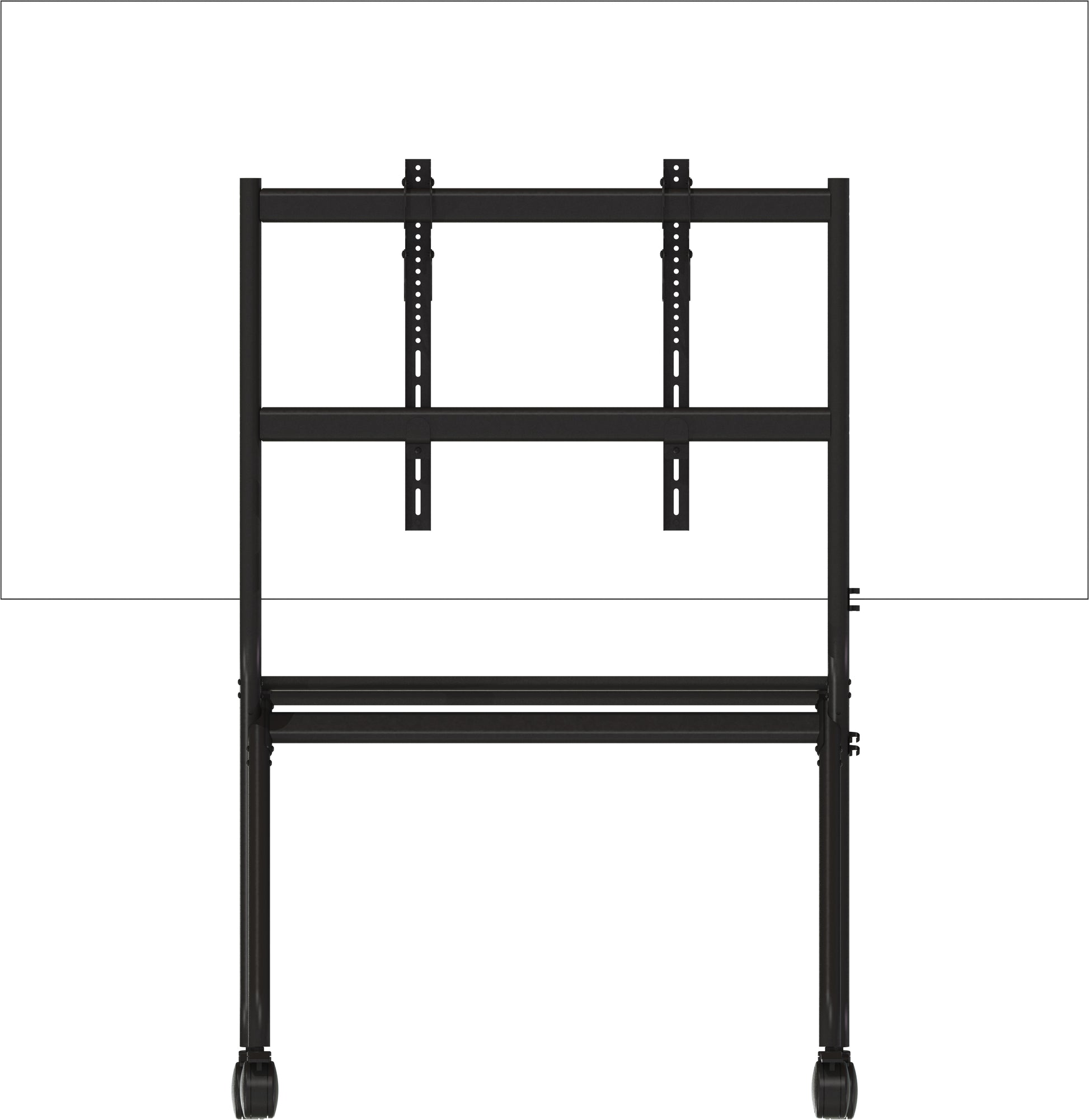 Vision TV-Wagen – 55–100" – VESA 200×200–900×600 – bis 100 kg, mit Rollen – VFM-F12
