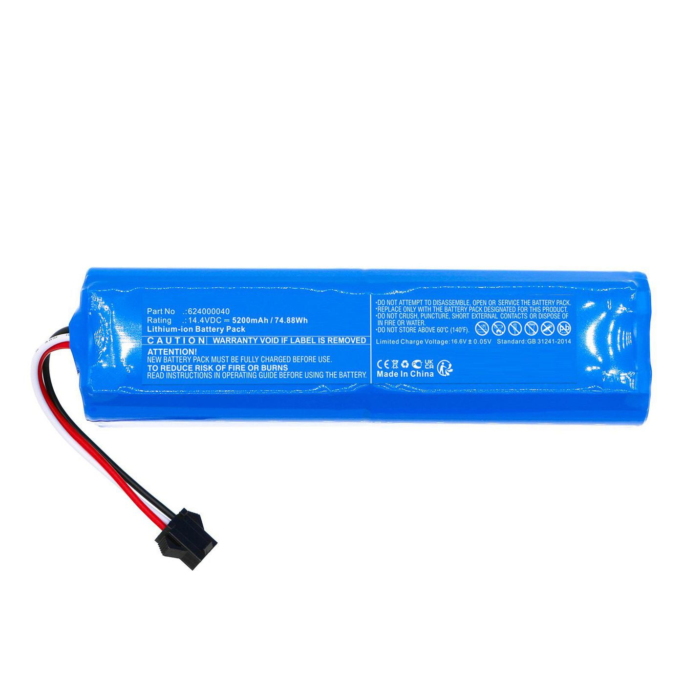 CoreParts Ersatzakku – 5200 mAh, 14,4 V – für 5229 Master, 6240 Twins, 6229 Master Pro II