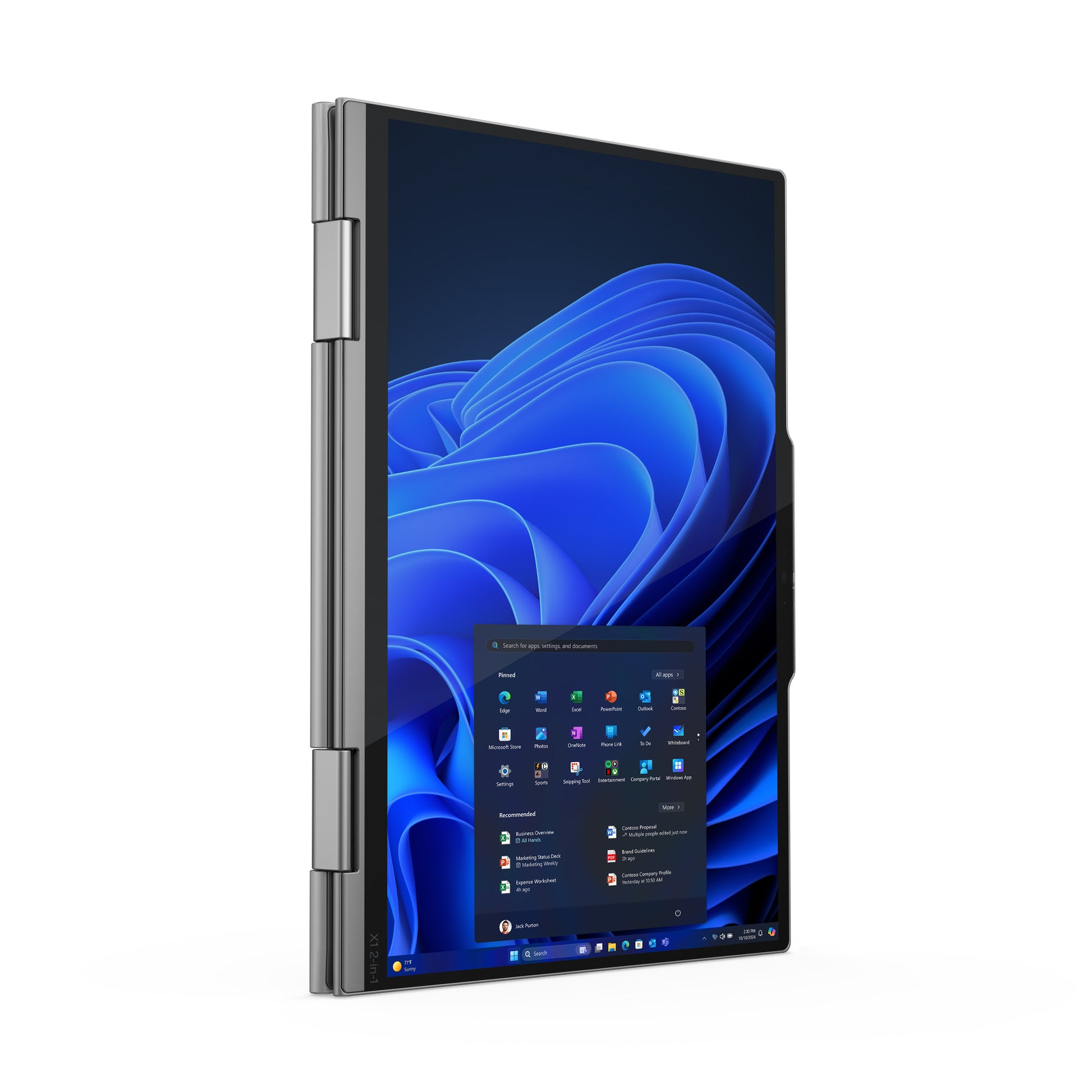 Lenovo ThinkPad X1 2-in-1 Gen 10 – Intel Core Ultra 7 258V, 14" 2.8K OLED, 32 GB, 1 TB SSD, Windows 11 Pro