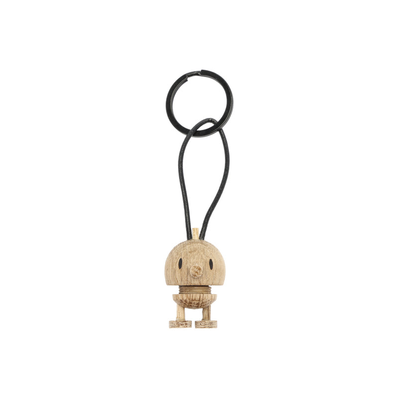 Hoptimist Deko-Schlüsselanhänger Bumble – Eiche, Braun, 15 × 30 mm