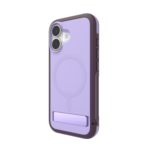 ZAGG Sedona Snap Backcover – für Apple iPhone 17, MagSafe, mit Ständer, Graphen, Violett, bis 4 m Sturzsicher