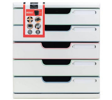 Exacompta Schubladenbox Modulo A4+ – für A4+ – 288 × 320 × 350 mm