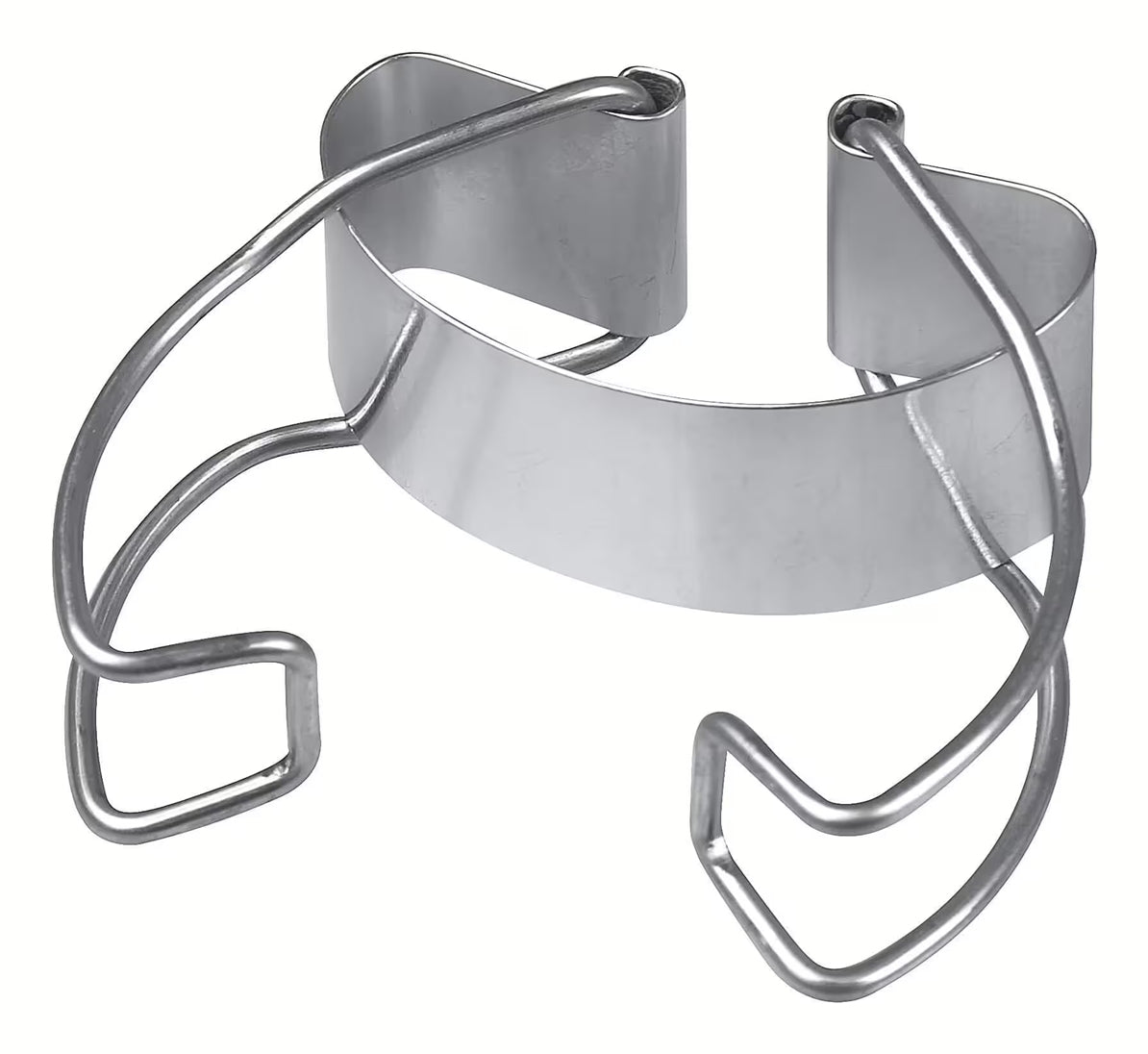 Dr. Oetker Universalbügel Einmachen, 4 Stk., Edelstahl, 6,5 × 4,5 cm, Silber