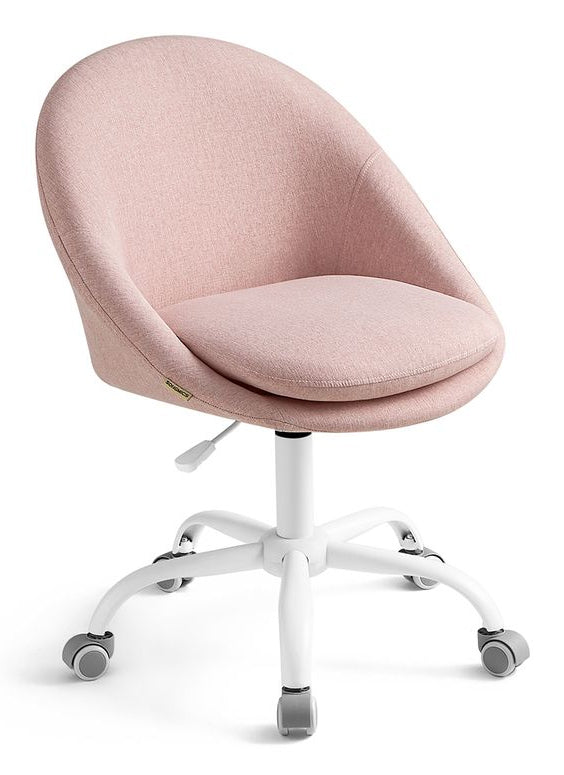Songmics Bürostuhl – 58 × 58 × 83–93 cm, Hellrosa