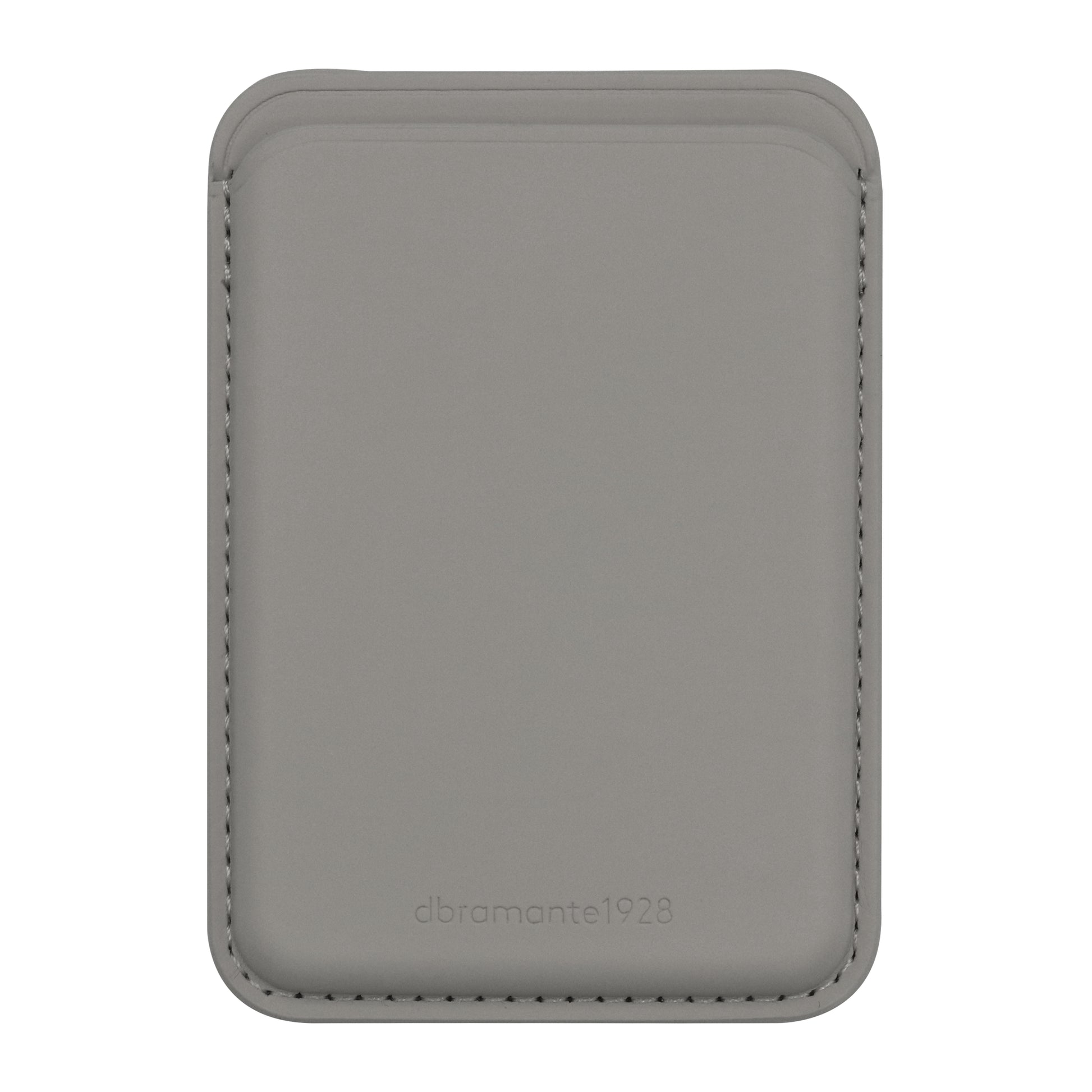 dbramante1928 Wallet ICON – Kartenhalter/Wallet – MagSafe – für iPhone (MagSafe) – 3 Karten, Grau